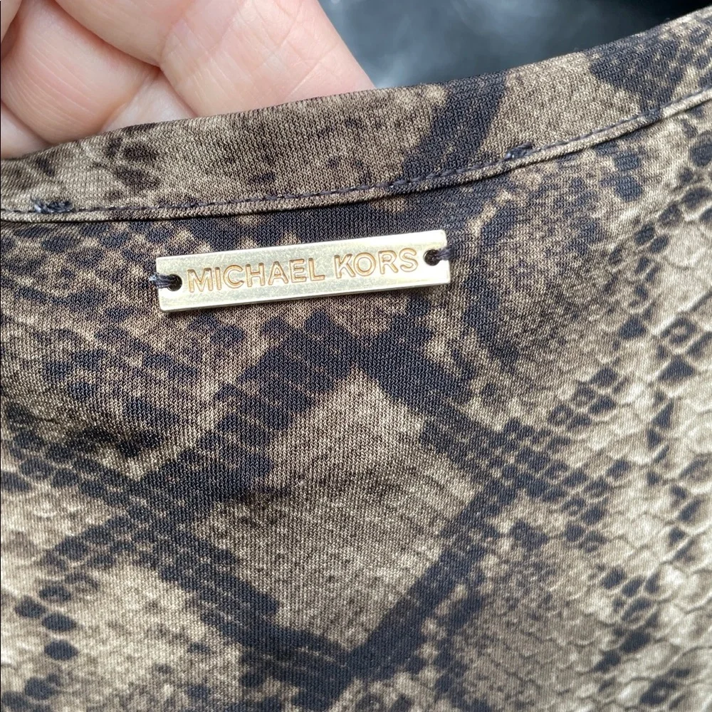 Michael Kors snake print dress